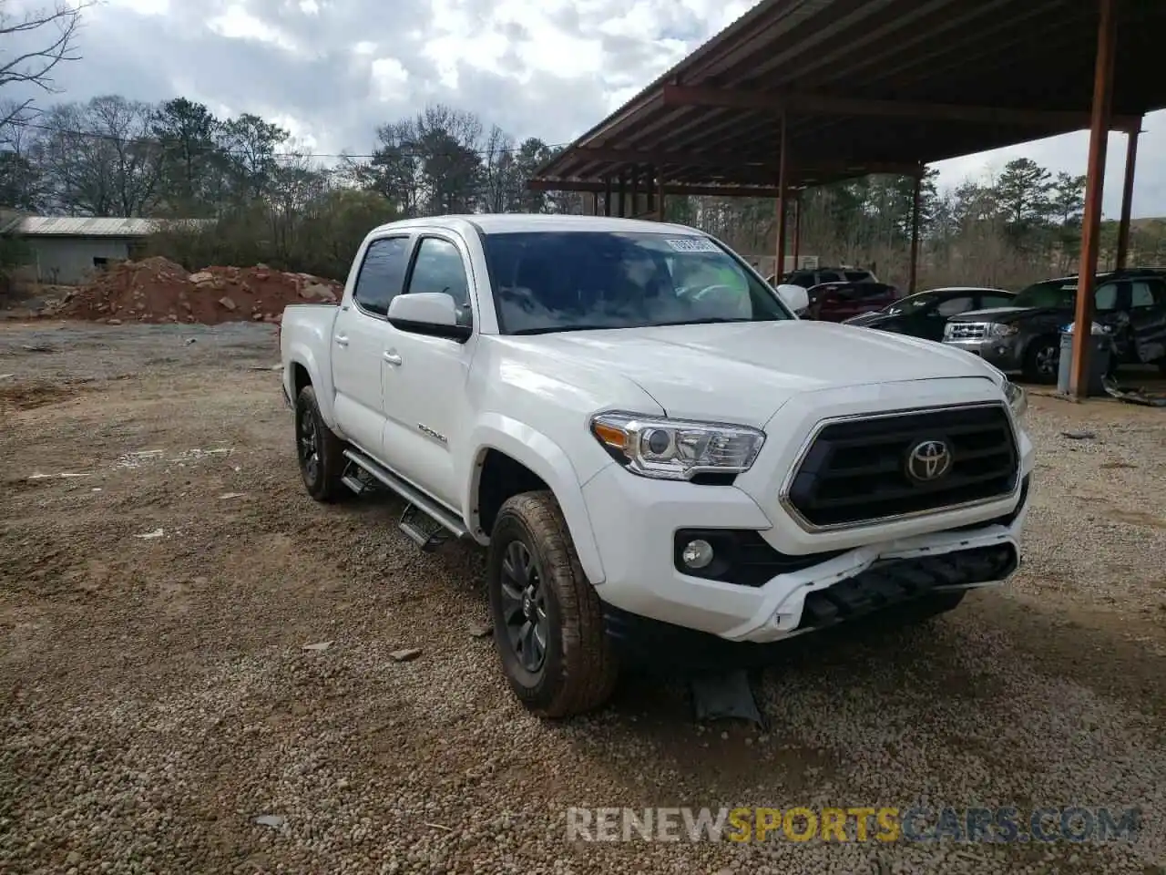 1 Photograph of a damaged car 3TYAZ5CN5LT000595 TOYOTA TACOMA 2020