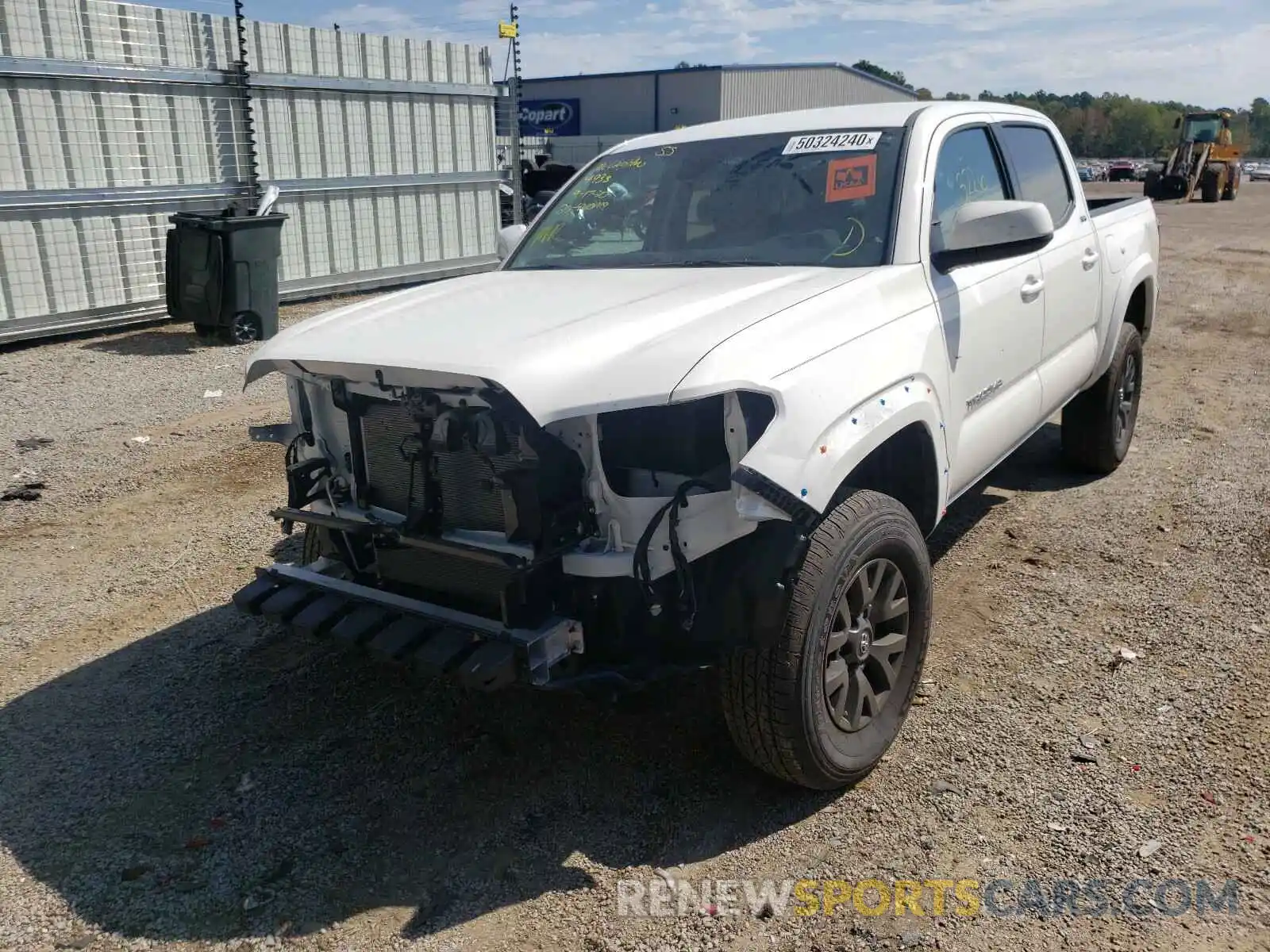 2 Photograph of a damaged car 3TYAZ5CN5LT000600 TOYOTA TACOMA 2020