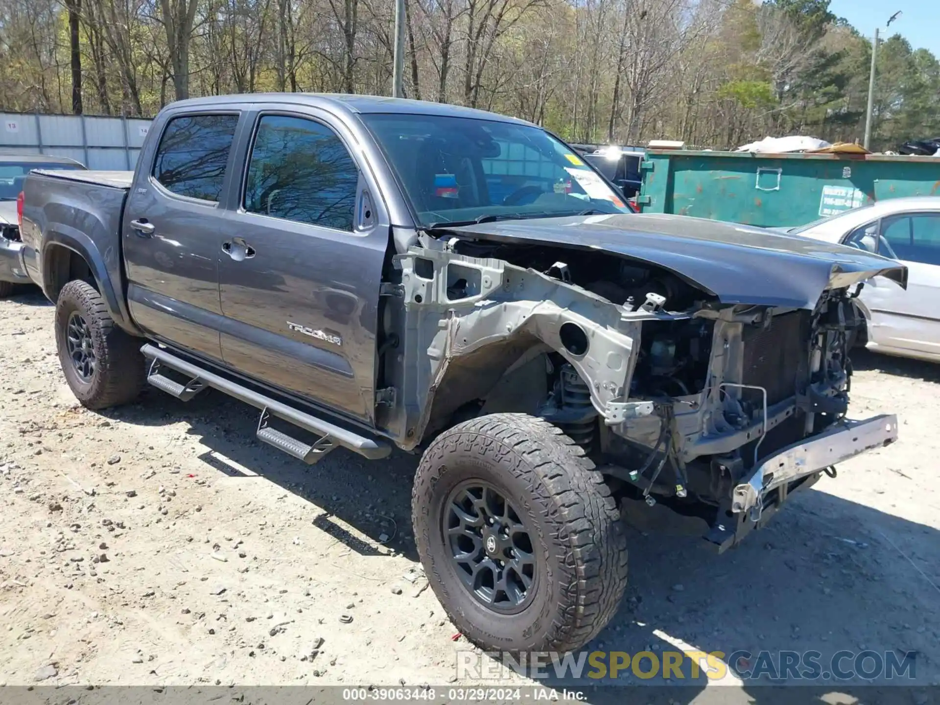 1 Photograph of a damaged car 3TYAZ5CNXLT000687 TOYOTA TACOMA 2020