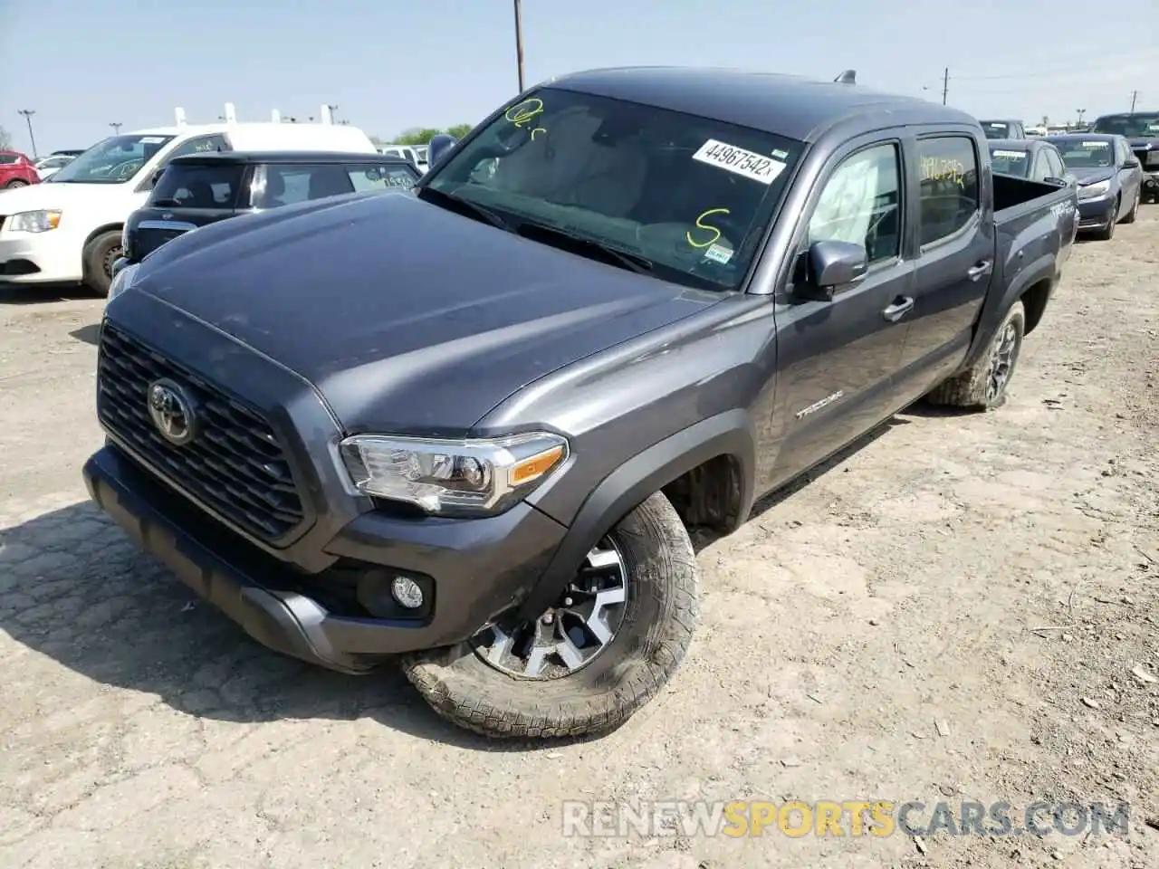 2 Photograph of a damaged car 3TYAZ5CNXLT001371 TOYOTA TACOMA 2020