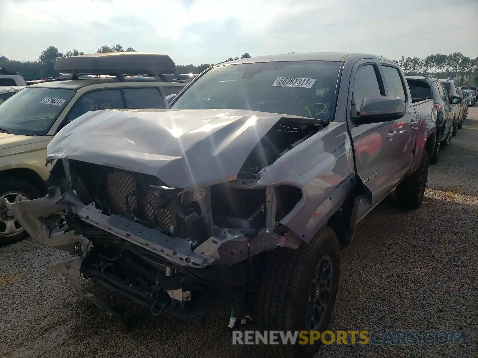 2 Photograph of a damaged car 3TYAZ5CNXLT001600 TOYOTA TACOMA 2020