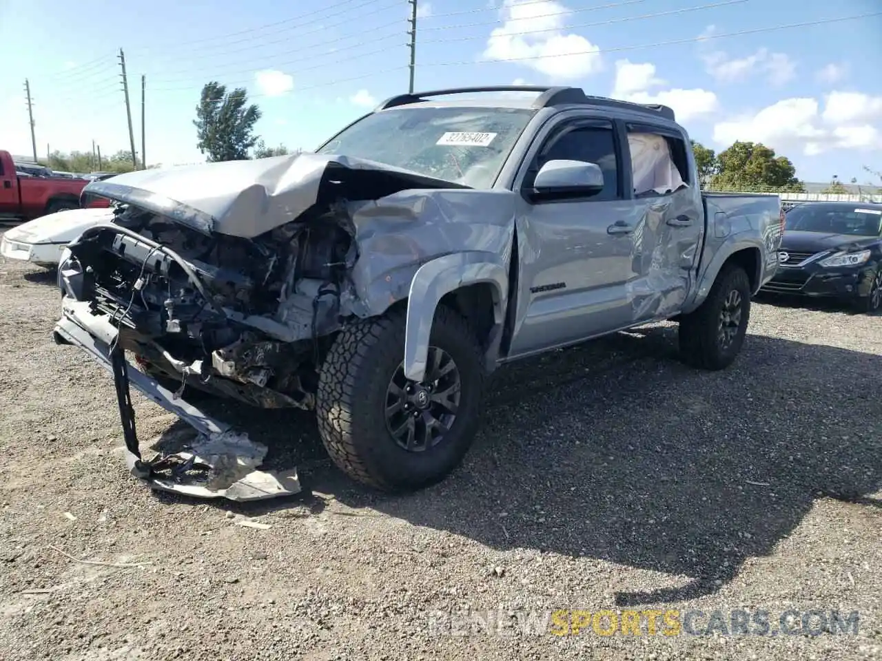 2 Photograph of a damaged car 3TYCZ5AN2LT004180 TOYOTA TACOMA 2020