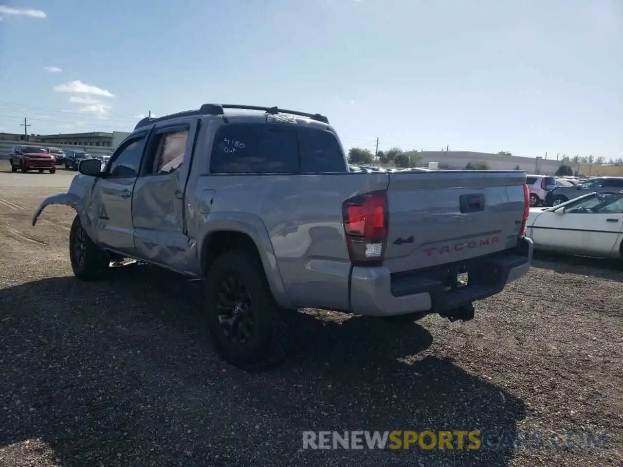 3 Photograph of a damaged car 3TYCZ5AN2LT004180 TOYOTA TACOMA 2020