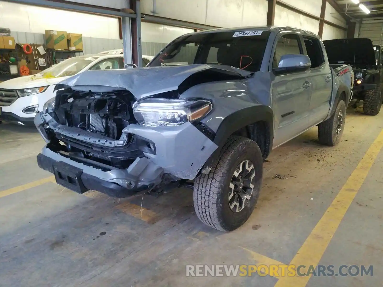 2 Photograph of a damaged car 3TYCZ5AN3LT004219 TOYOTA TACOMA 2020