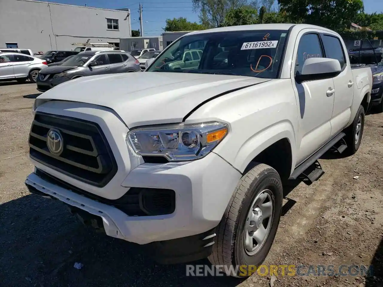 2 Photograph of a damaged car 3TYCZ5AN7LT003686 TOYOTA TACOMA 2020