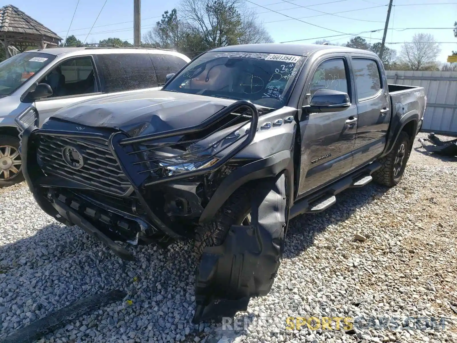 2 Photograph of a damaged car 3TYCZ5AN8LT006936 TOYOTA TACOMA 2020