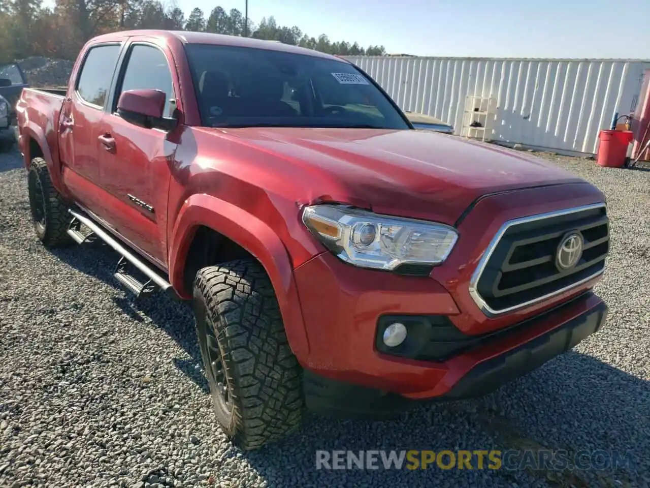 1 Photograph of a damaged car 3TYCZ5AN9LT004113 TOYOTA TACOMA 2020