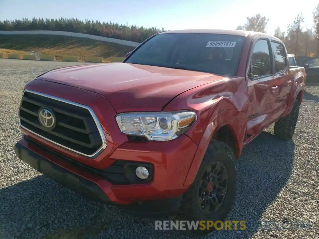 2 Photograph of a damaged car 3TYCZ5AN9LT004113 TOYOTA TACOMA 2020