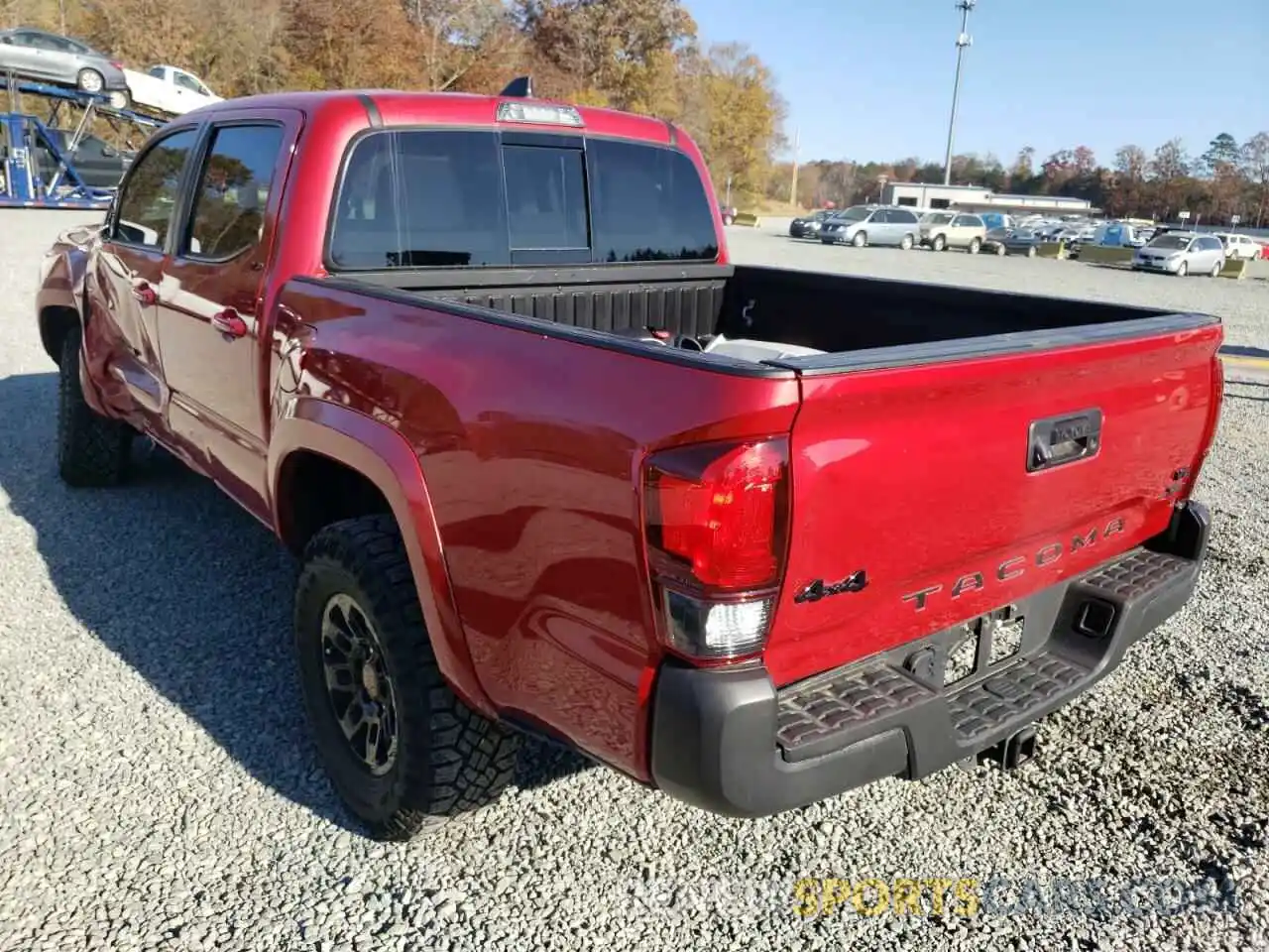 3 Photograph of a damaged car 3TYCZ5AN9LT004113 TOYOTA TACOMA 2020