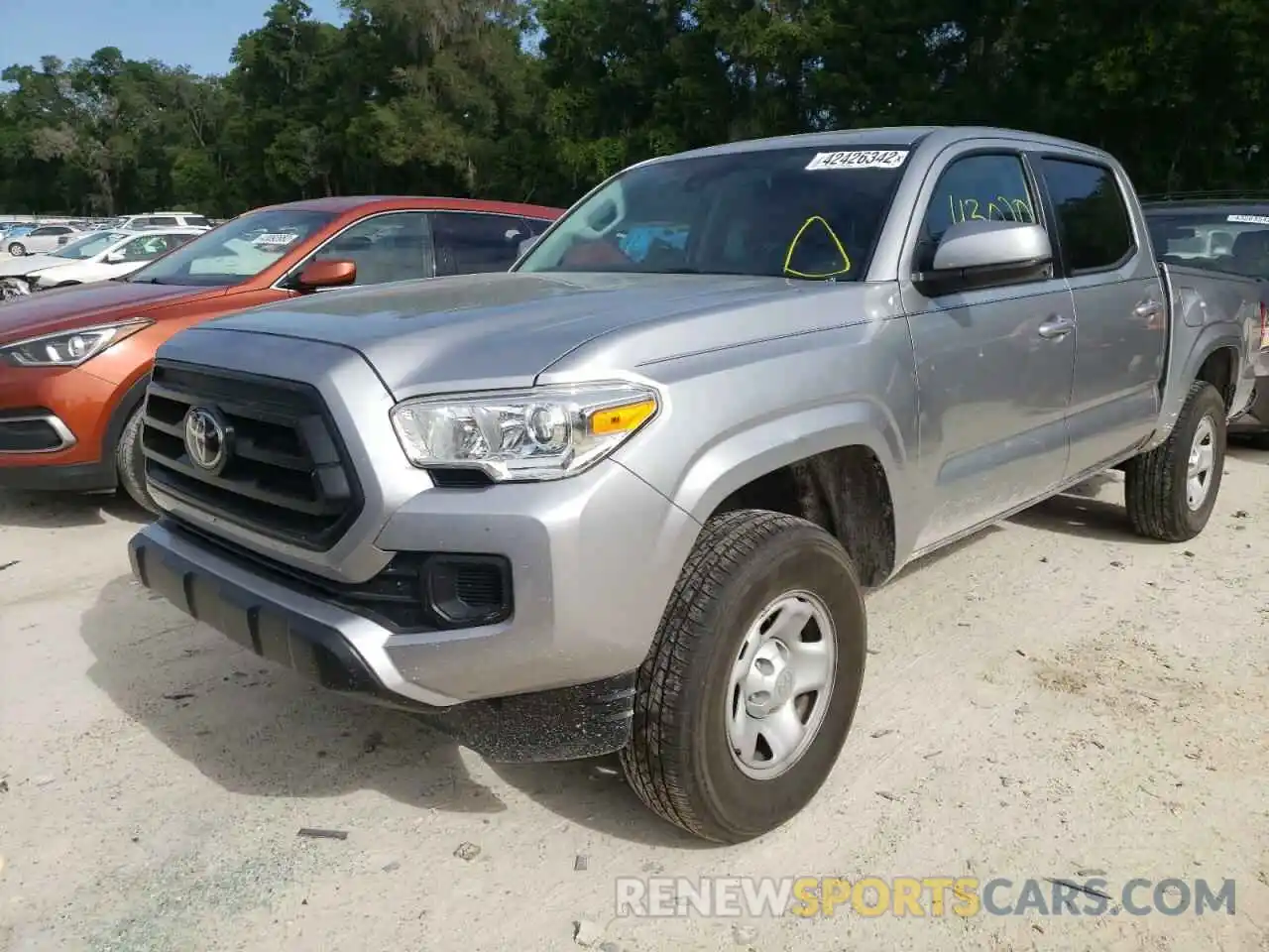 2 Photograph of a damaged car 3TYCZ5AN9LT006430 TOYOTA TACOMA 2020