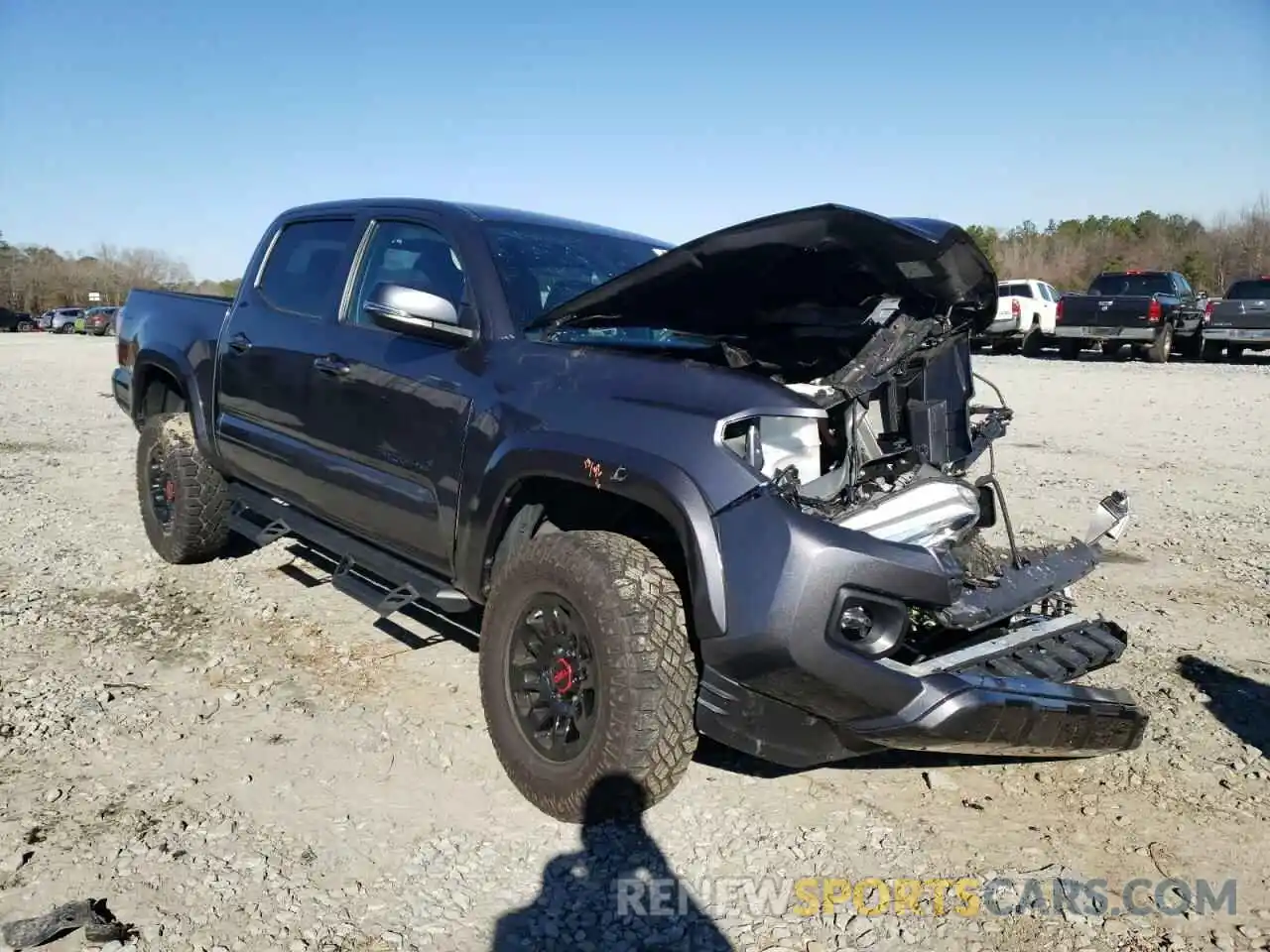 1 Photograph of a damaged car 3TYCZ5ANXLT003424 TOYOTA TACOMA 2020