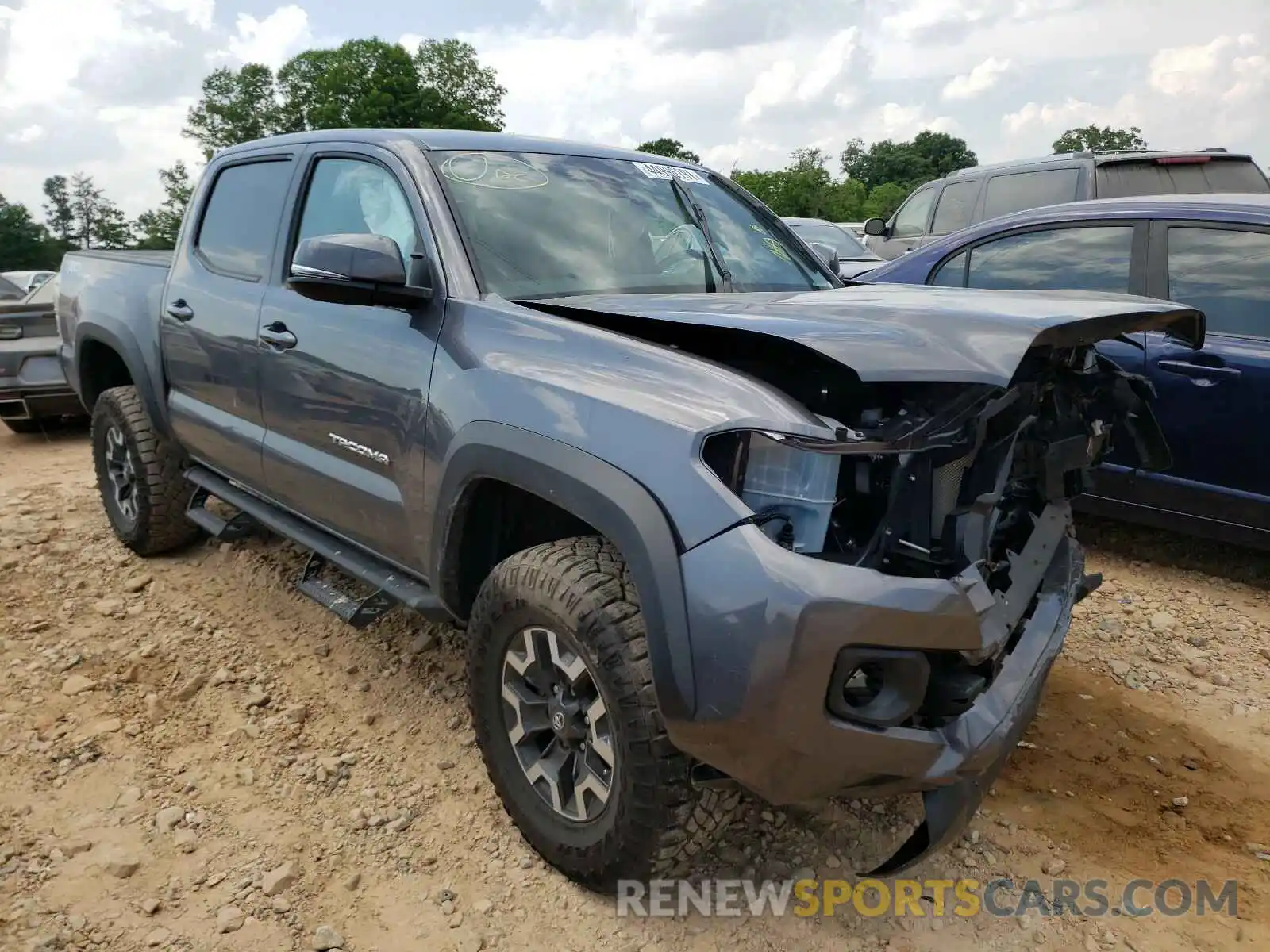 1 Photograph of a damaged car 3TYCZ5ANXLT004282 TOYOTA TACOMA 2020