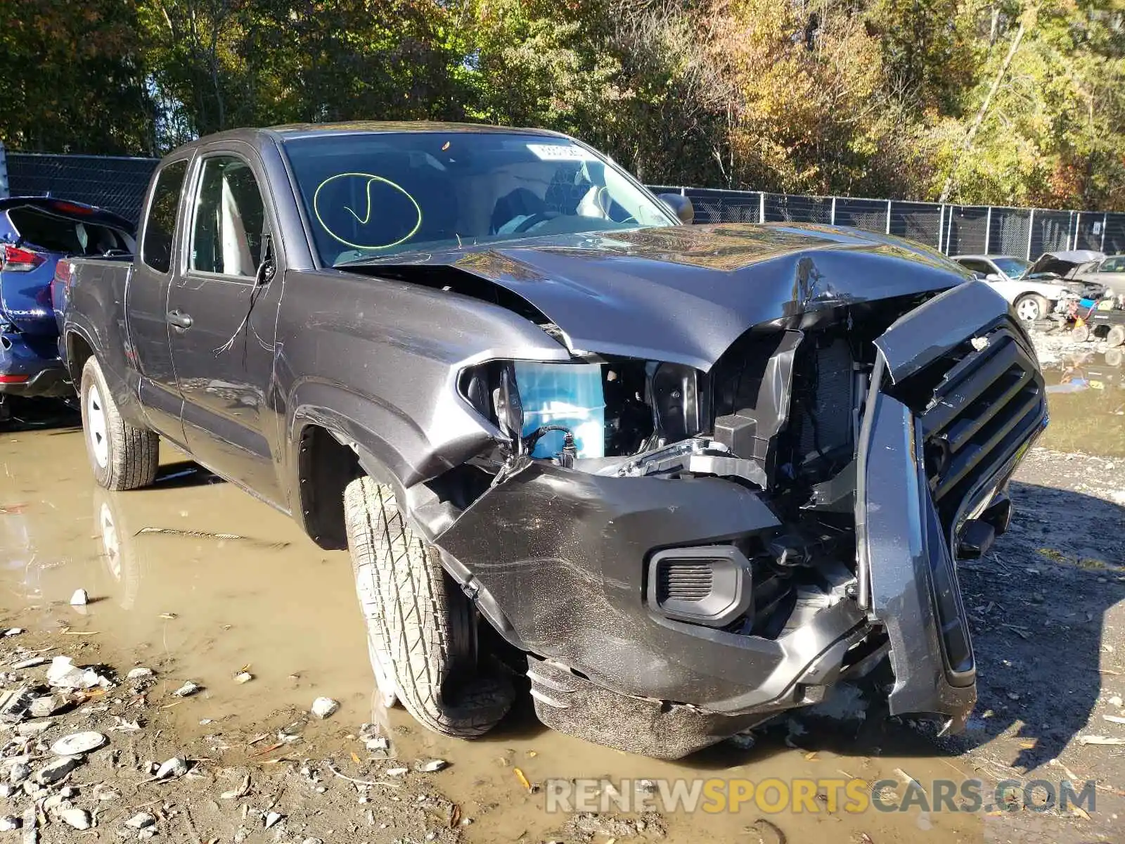 1 Photograph of a damaged car 3TYRX5GN0LT005397 TOYOTA TACOMA 2020