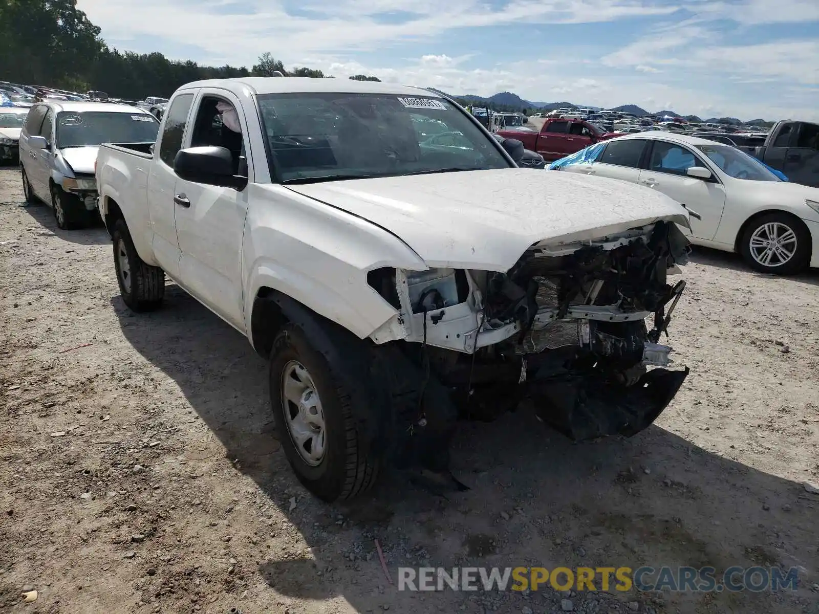 1 Photograph of a damaged car 3TYRX5GN1LT001732 TOYOTA TACOMA 2020