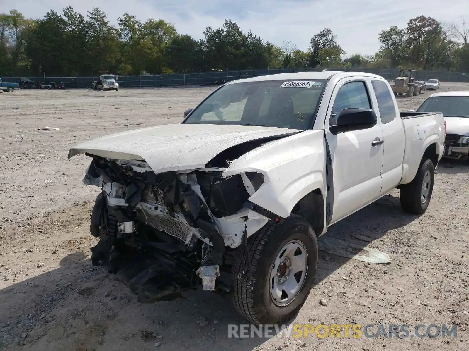 2 Photograph of a damaged car 3TYRX5GN1LT001732 TOYOTA TACOMA 2020