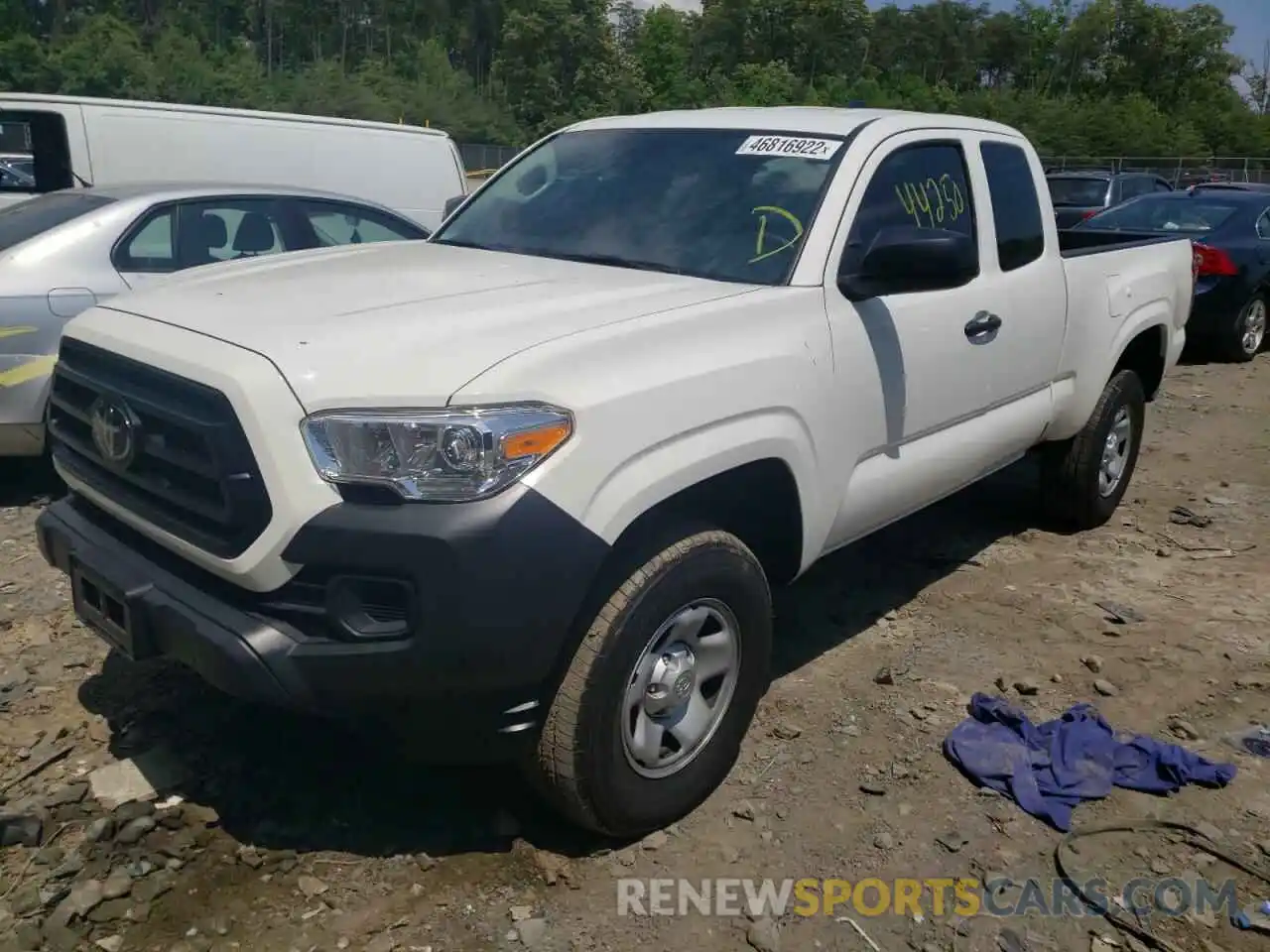 2 Photograph of a damaged car 3TYRX5GN1LT003867 TOYOTA TACOMA 2020