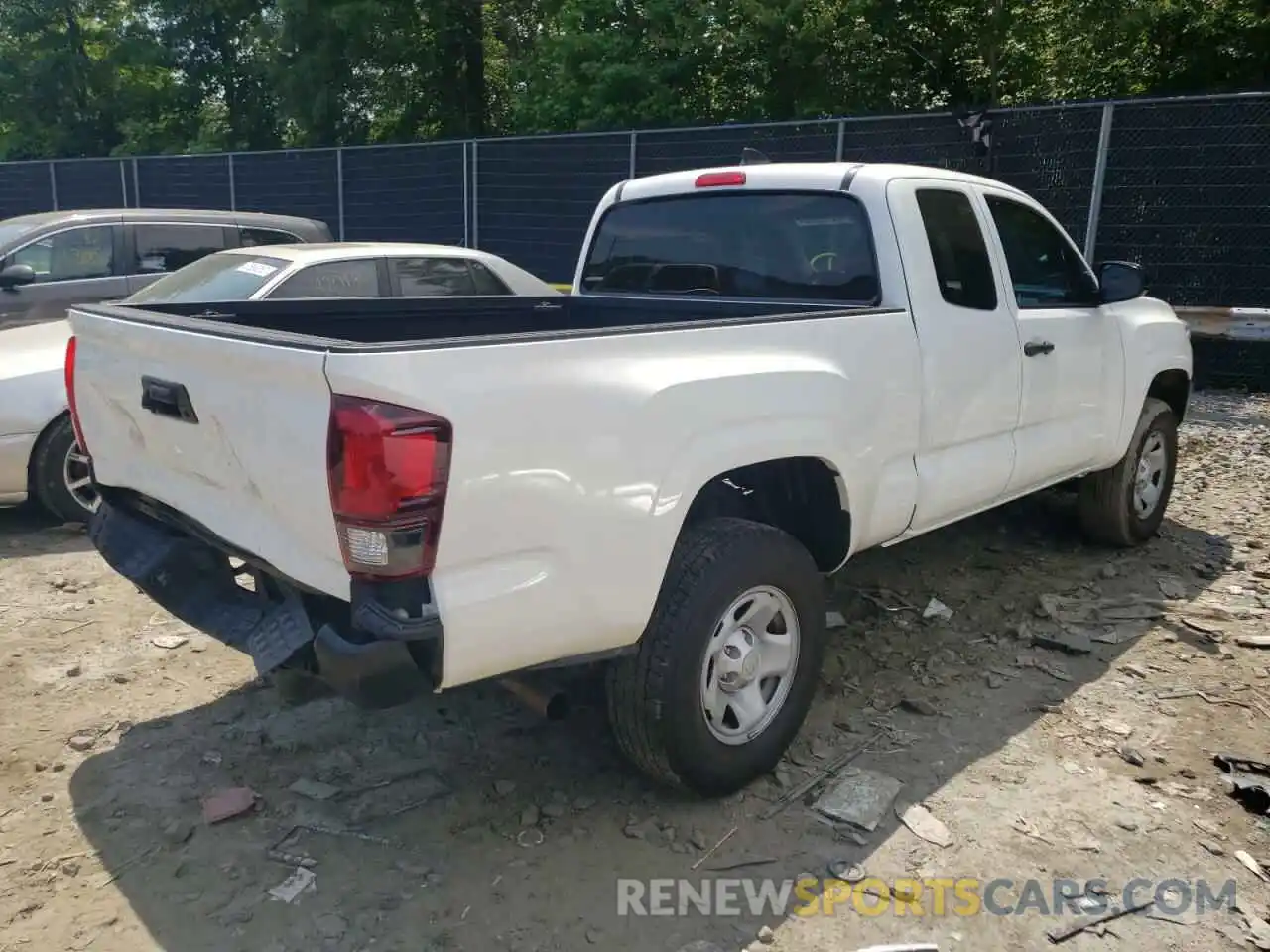 4 Photograph of a damaged car 3TYRX5GN1LT003867 TOYOTA TACOMA 2020