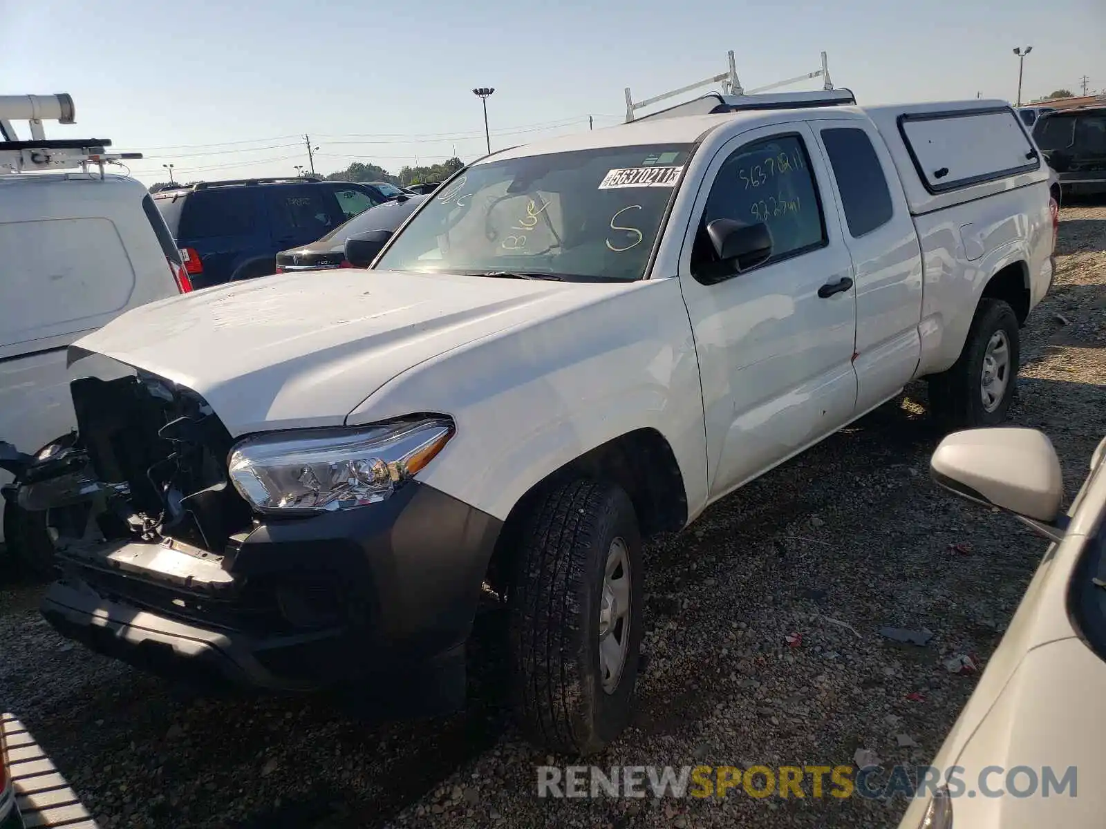 2 Photograph of a damaged car 3TYRX5GN1LT004579 TOYOTA TACOMA 2020