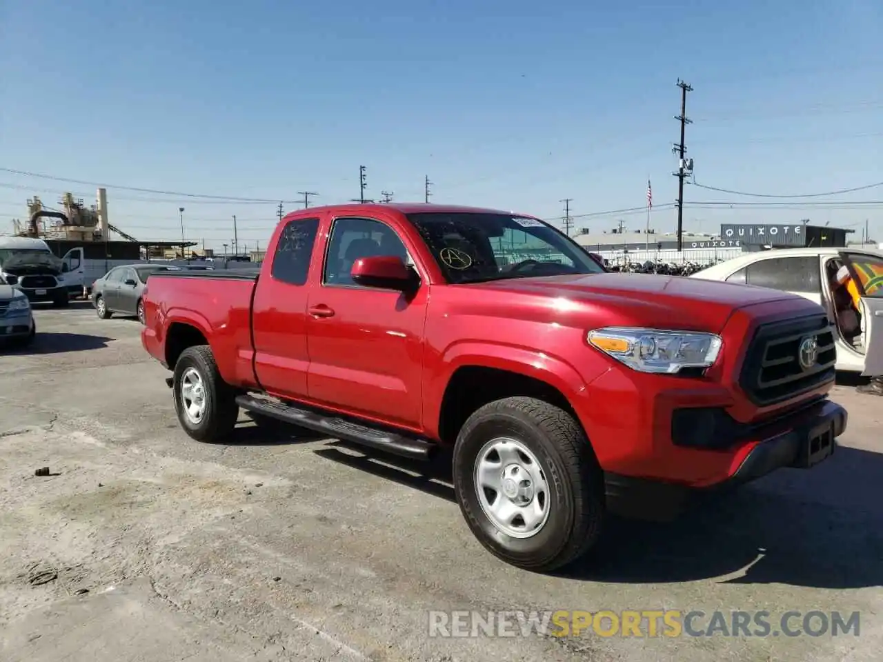 1 Photograph of a damaged car 3TYRX5GN2LT000685 TOYOTA TACOMA 2020