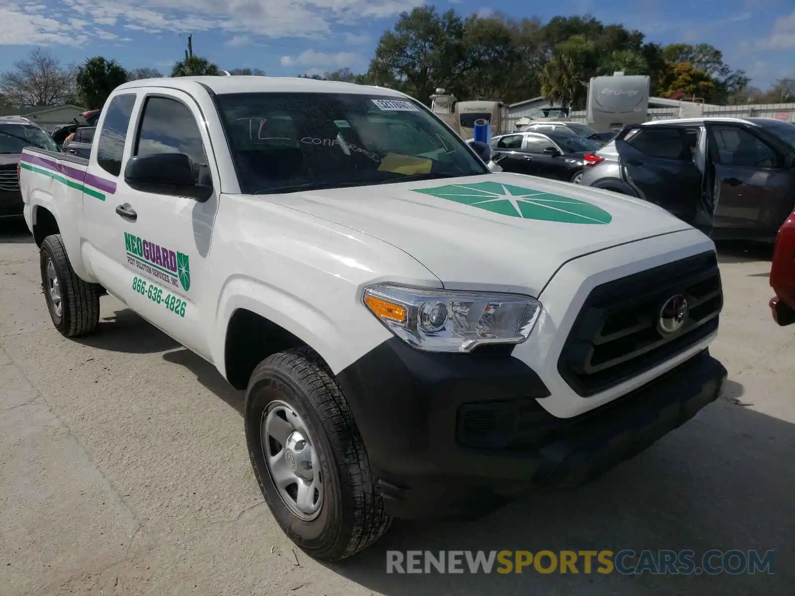 1 Photograph of a damaged car 3TYRX5GN2LT003425 TOYOTA TACOMA 2020