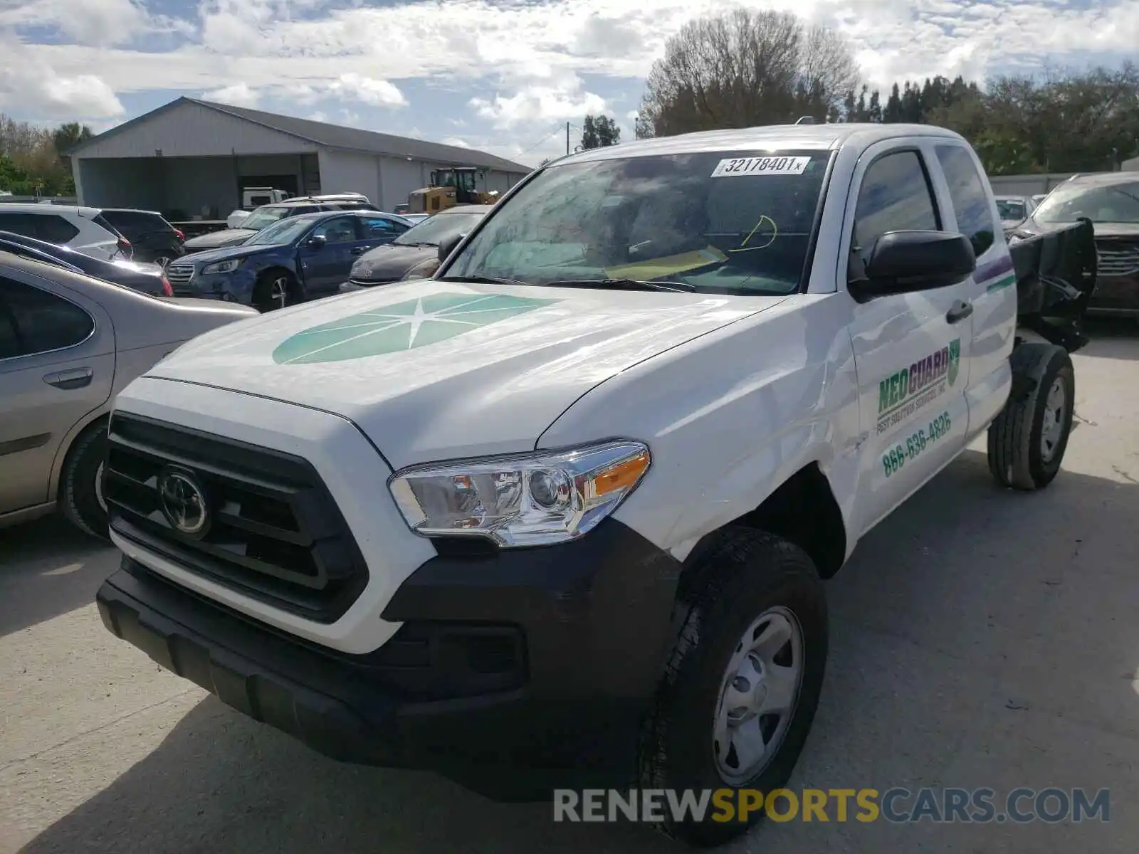 2 Photograph of a damaged car 3TYRX5GN2LT003425 TOYOTA TACOMA 2020