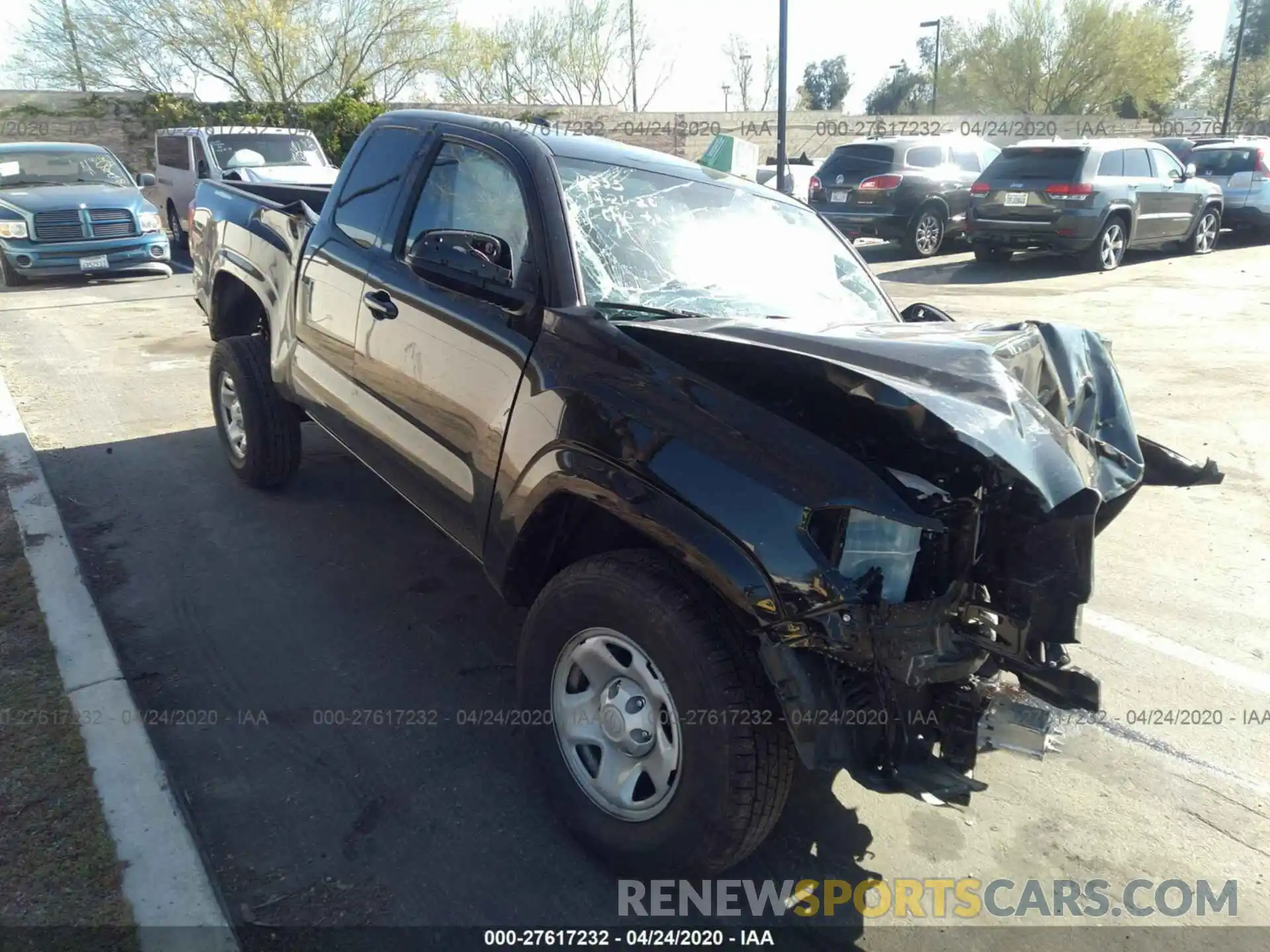 1 Photograph of a damaged car 3TYRX5GN3LT000355 TOYOTA TACOMA 2020