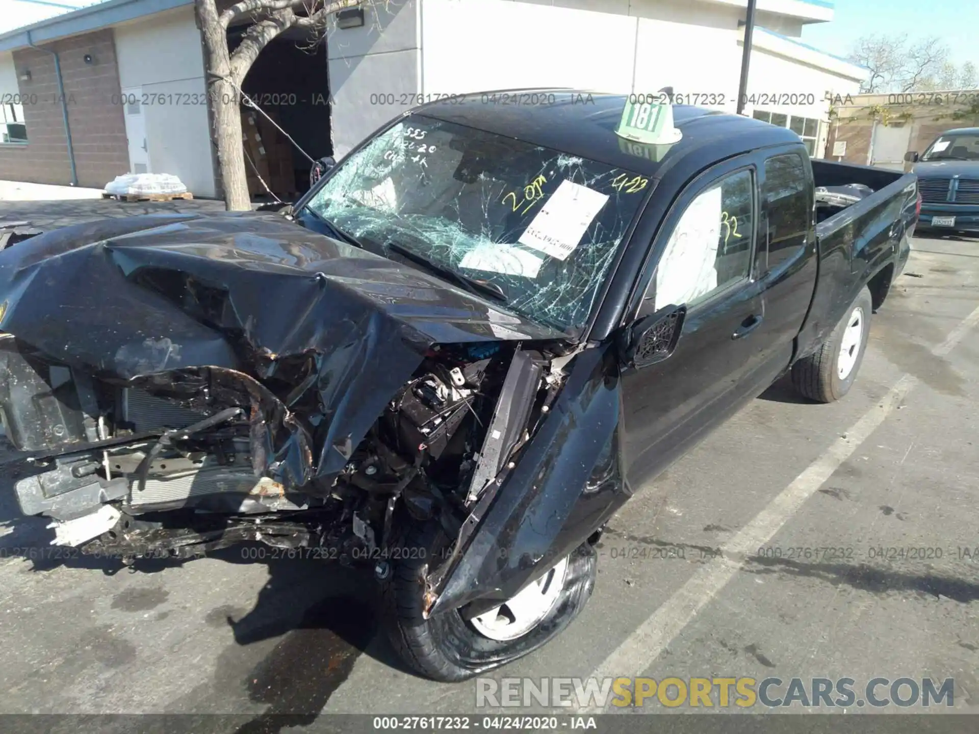 2 Photograph of a damaged car 3TYRX5GN3LT000355 TOYOTA TACOMA 2020