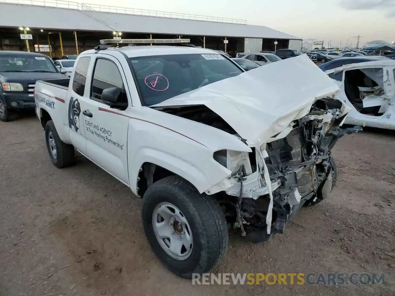 1 Photograph of a damaged car 3TYRX5GN3LT002204 TOYOTA TACOMA 2020