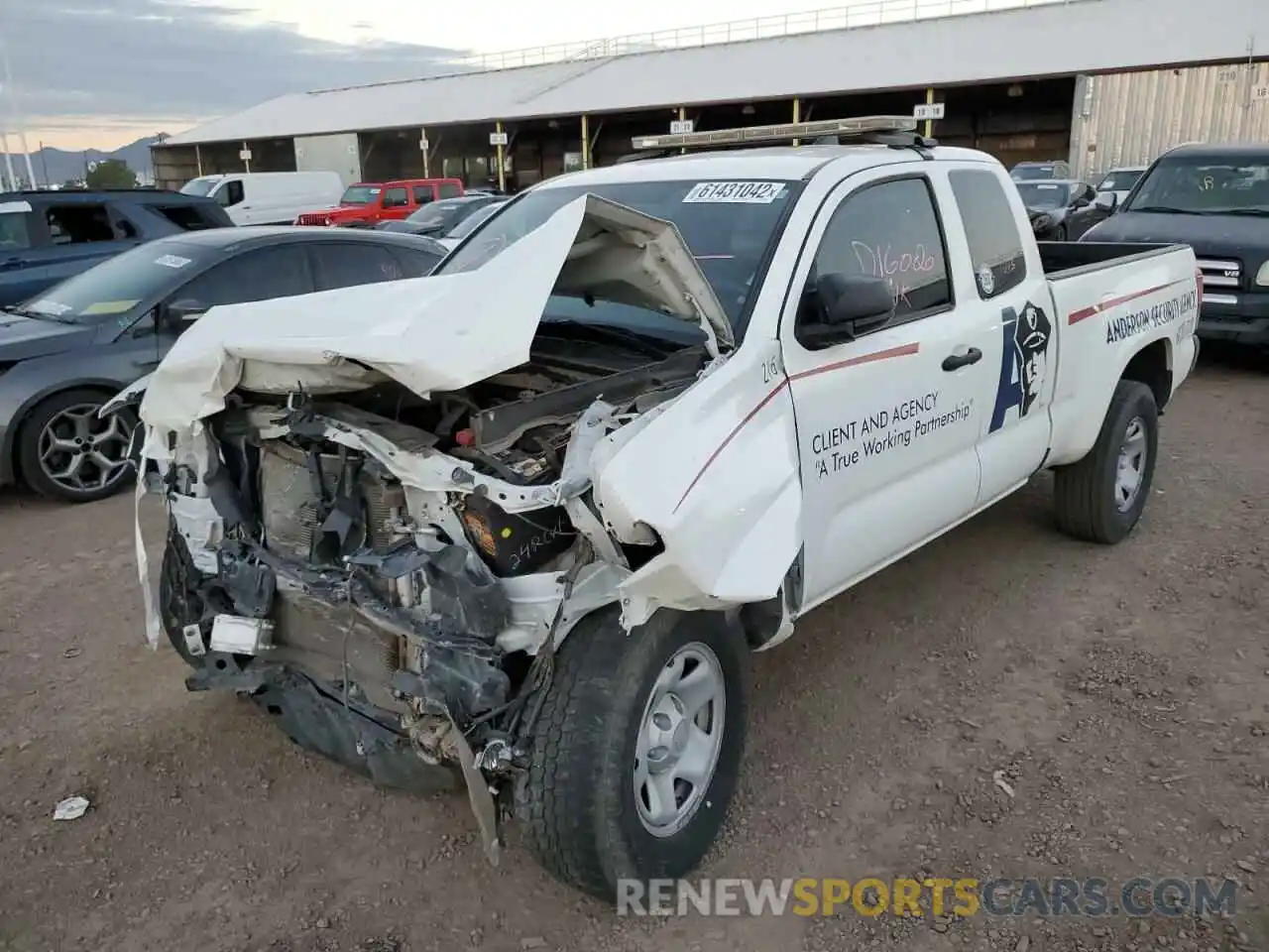 2 Photograph of a damaged car 3TYRX5GN3LT002204 TOYOTA TACOMA 2020