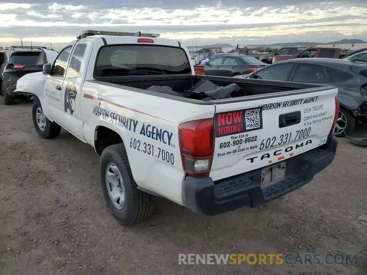 3 Photograph of a damaged car 3TYRX5GN3LT002204 TOYOTA TACOMA 2020