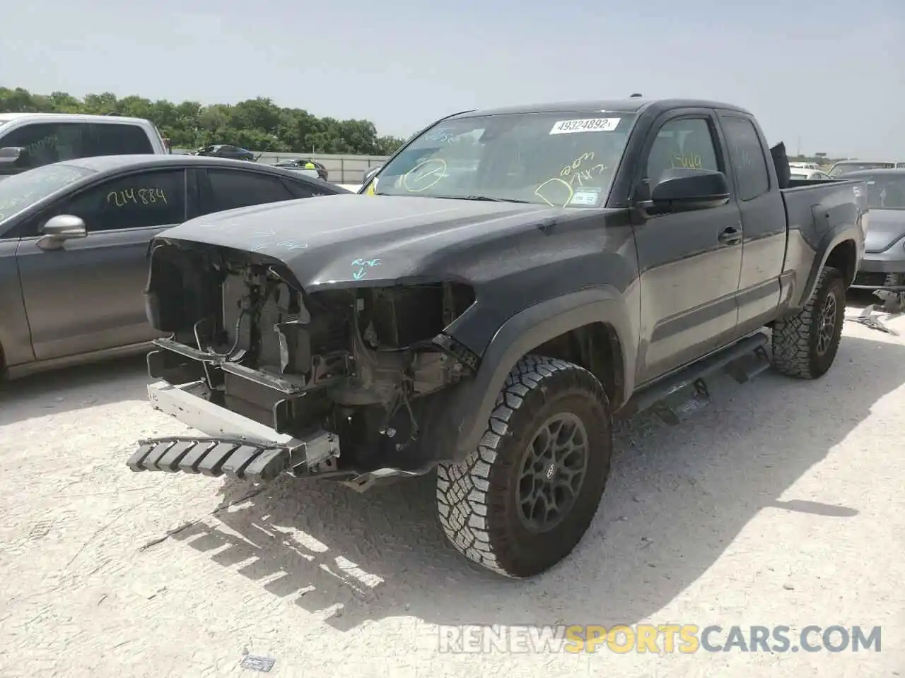 2 Photograph of a damaged car 3TYRX5GN3LT003742 TOYOTA TACOMA 2020