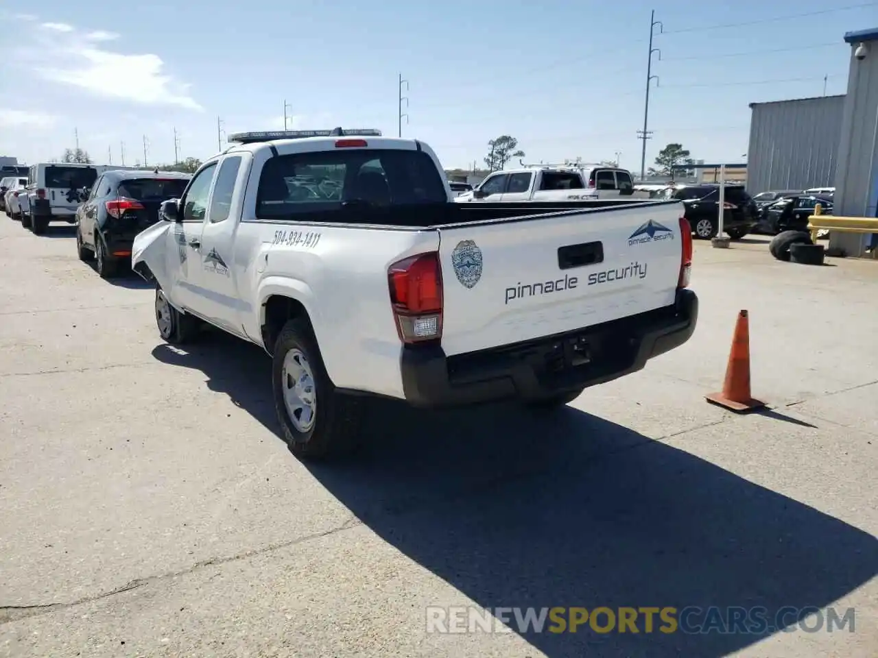 3 Photograph of a damaged car 3TYRX5GN4LT002390 TOYOTA TACOMA 2020