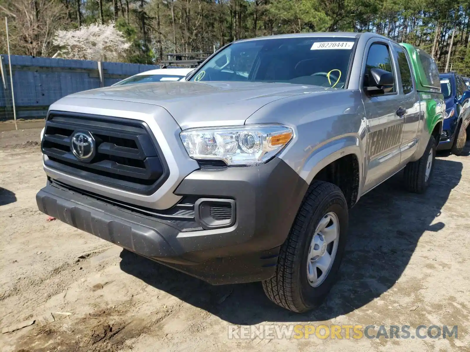 2 Photograph of a damaged car 3TYRX5GN4LT003796 TOYOTA TACOMA 2020