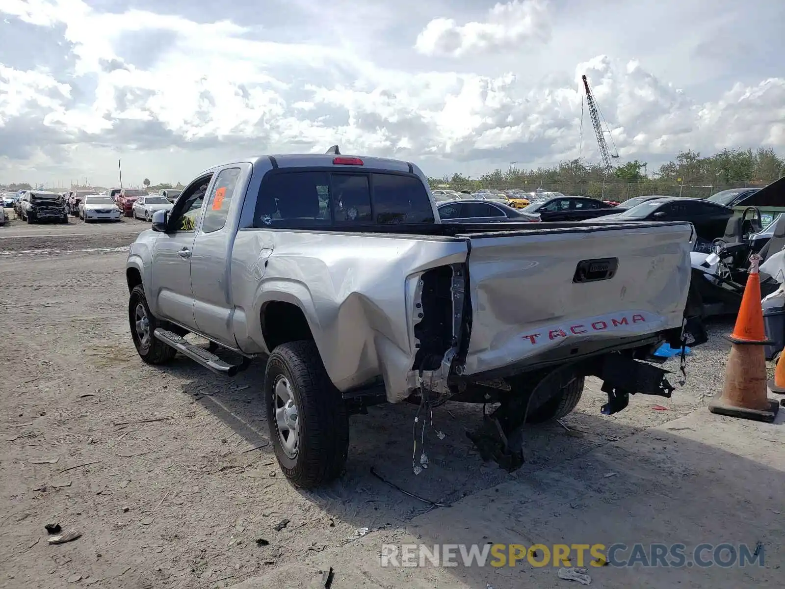 3 Photograph of a damaged car 3TYRX5GN5LT001748 TOYOTA TACOMA 2020