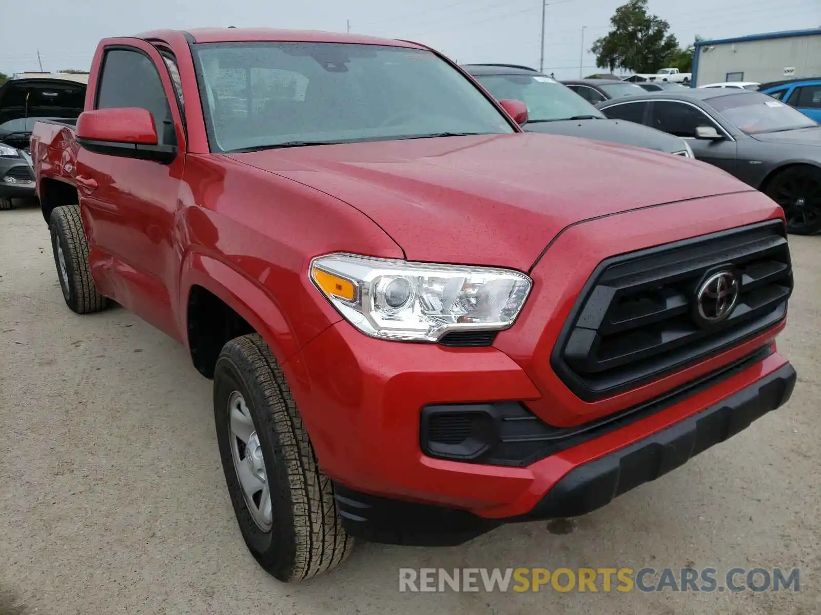 1 Photograph of a damaged car 3TYRX5GN5LT002835 TOYOTA TACOMA 2020