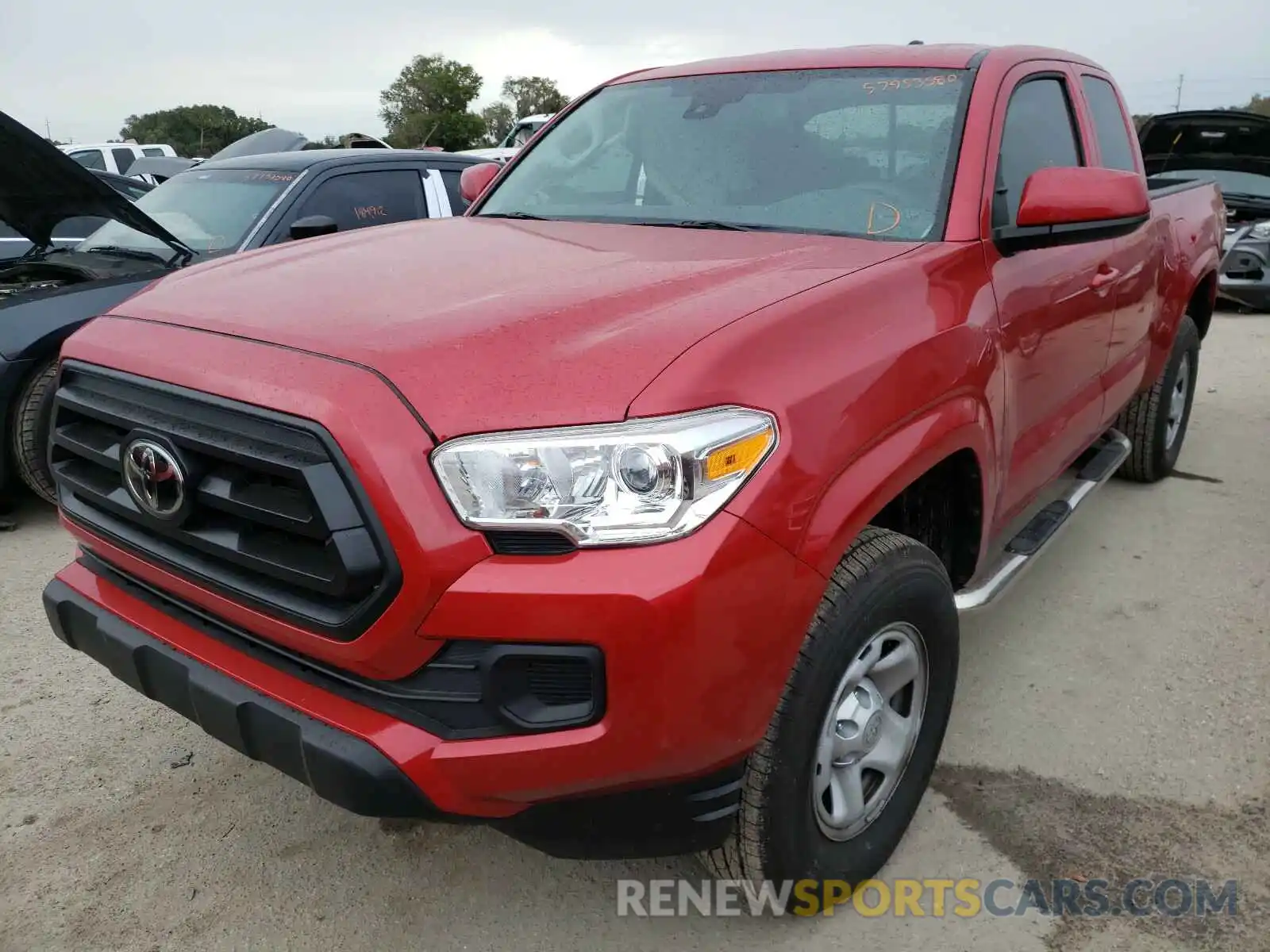 2 Photograph of a damaged car 3TYRX5GN5LT002835 TOYOTA TACOMA 2020