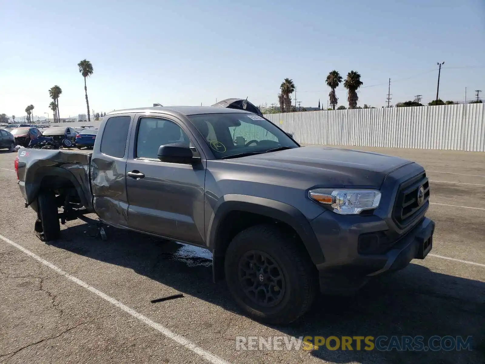 1 Photograph of a damaged car 3TYRX5GN6LT001063 TOYOTA TACOMA 2020