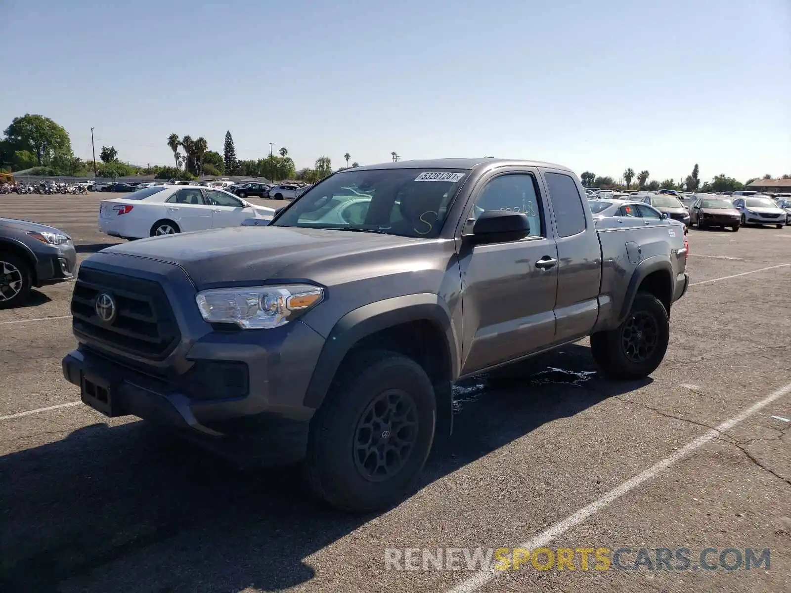 2 Photograph of a damaged car 3TYRX5GN6LT001063 TOYOTA TACOMA 2020