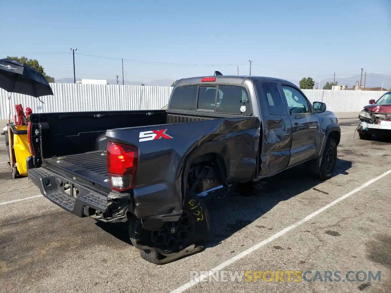 4 Photograph of a damaged car 3TYRX5GN6LT001063 TOYOTA TACOMA 2020