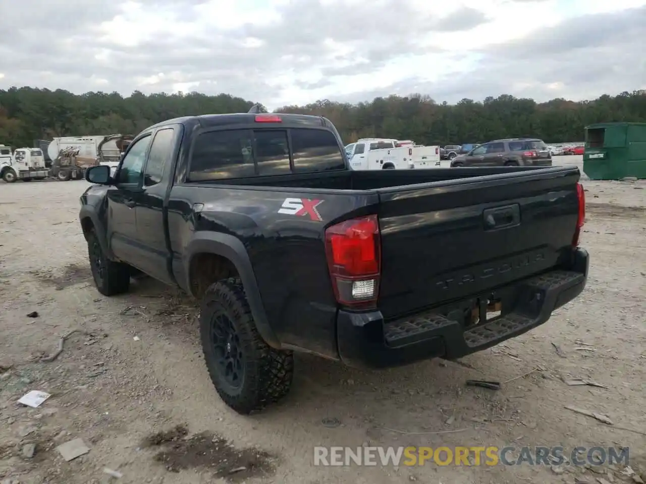 3 Photograph of a damaged car 3TYRX5GN6LT003220 TOYOTA TACOMA 2020