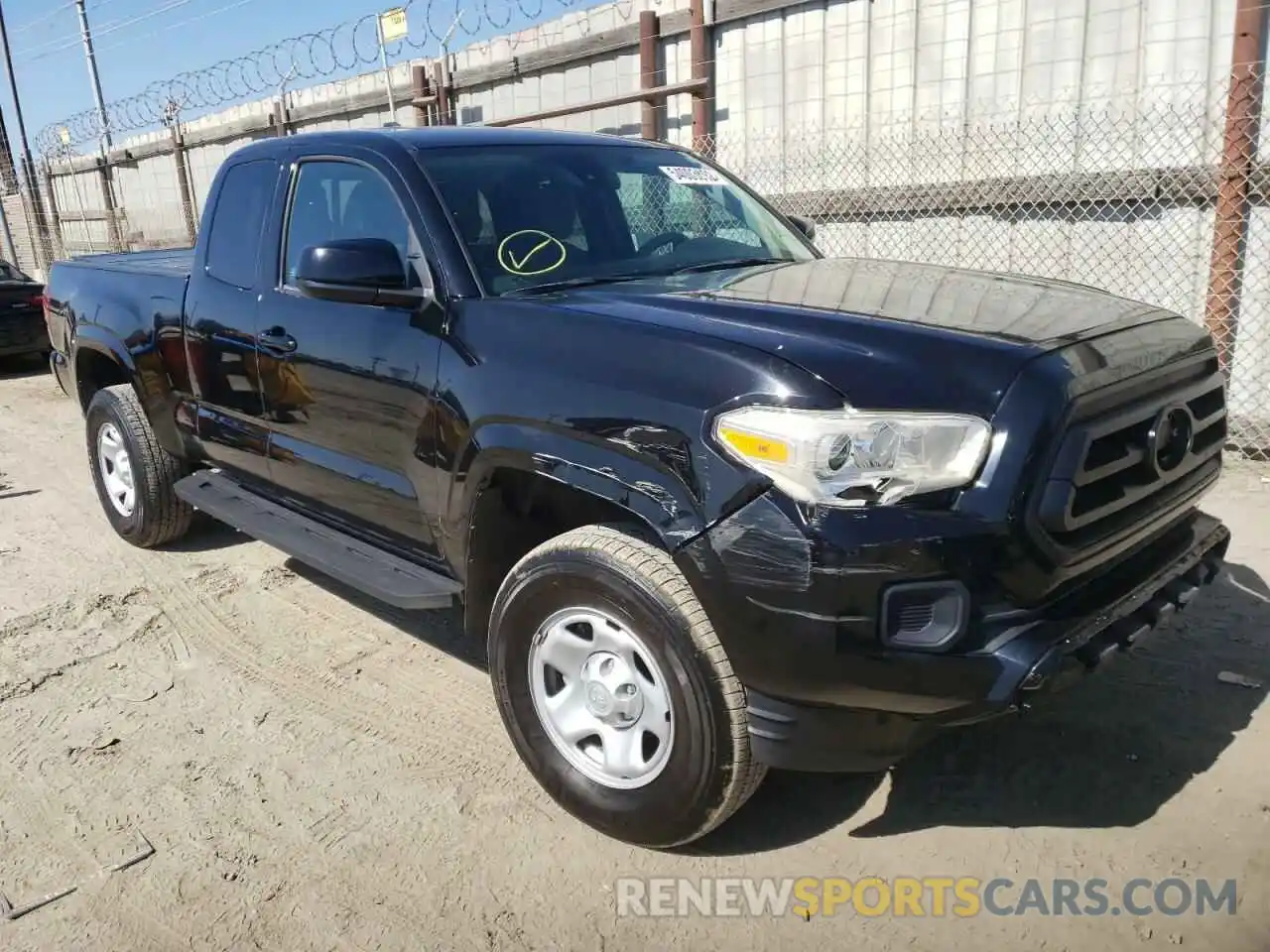 1 Photograph of a damaged car 3TYRX5GN8LT000593 TOYOTA TACOMA 2020