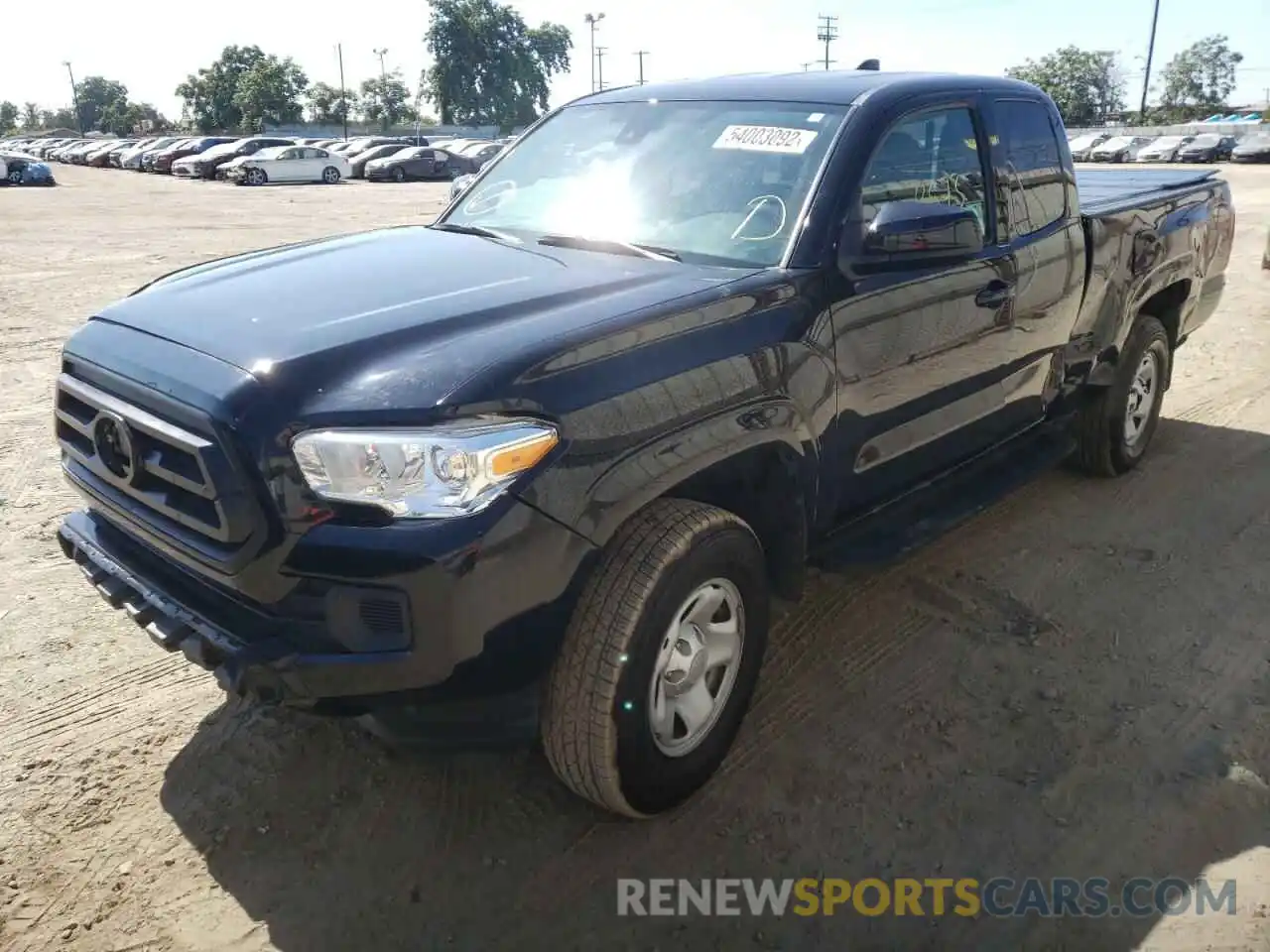 2 Photograph of a damaged car 3TYRX5GN8LT000593 TOYOTA TACOMA 2020