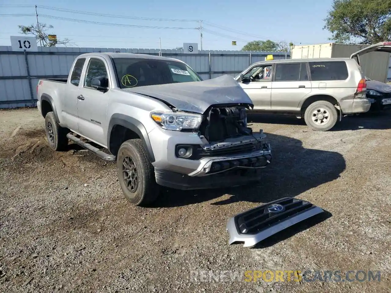 1 Photograph of a damaged car 3TYRX5GN8LT001260 TOYOTA TACOMA 2020