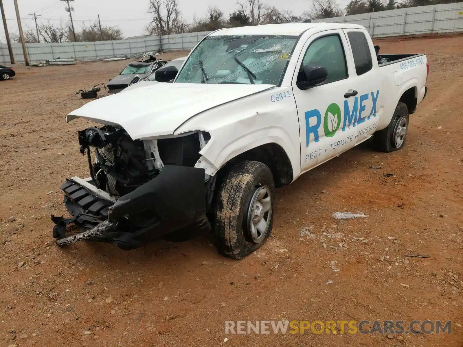 2 Photograph of a damaged car 3TYRX5GN8LT002313 TOYOTA TACOMA 2020