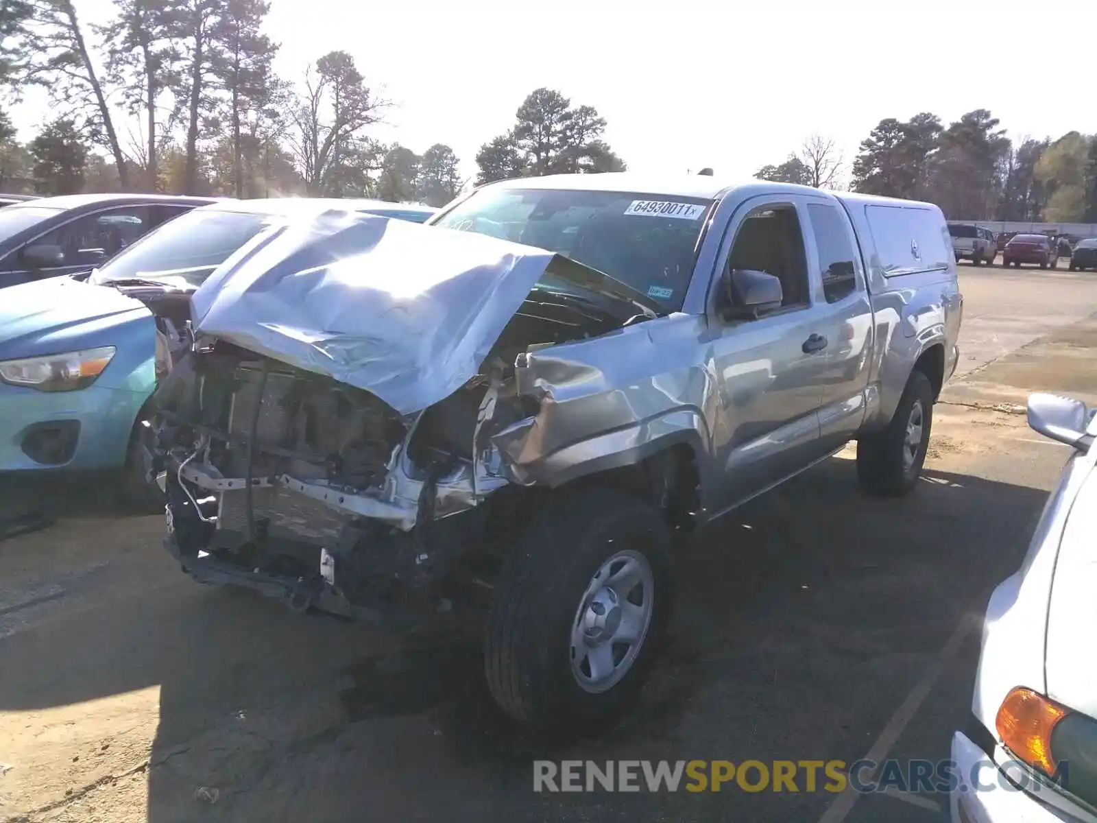 2 Photograph of a damaged car 3TYRX5GN9LT002952 TOYOTA TACOMA 2020