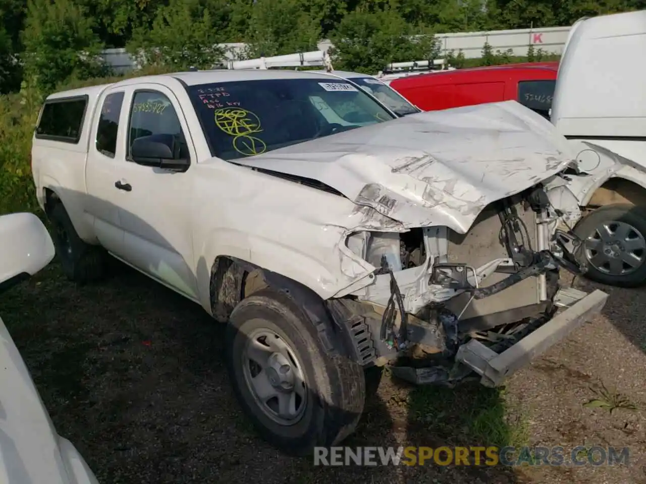 1 Photograph of a damaged car 3TYRX5GN9LT005057 TOYOTA TACOMA 2020