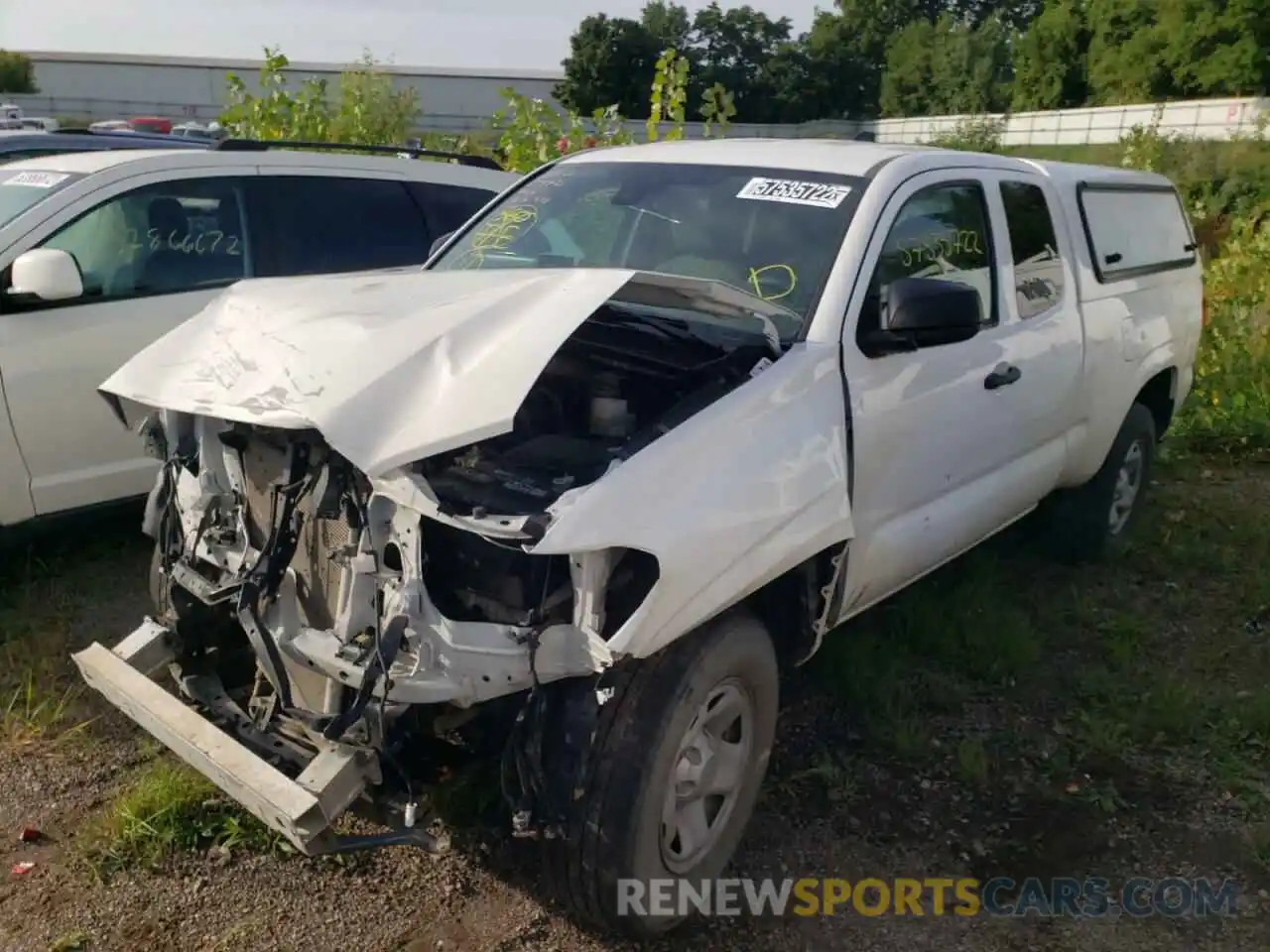 2 Photograph of a damaged car 3TYRX5GN9LT005057 TOYOTA TACOMA 2020