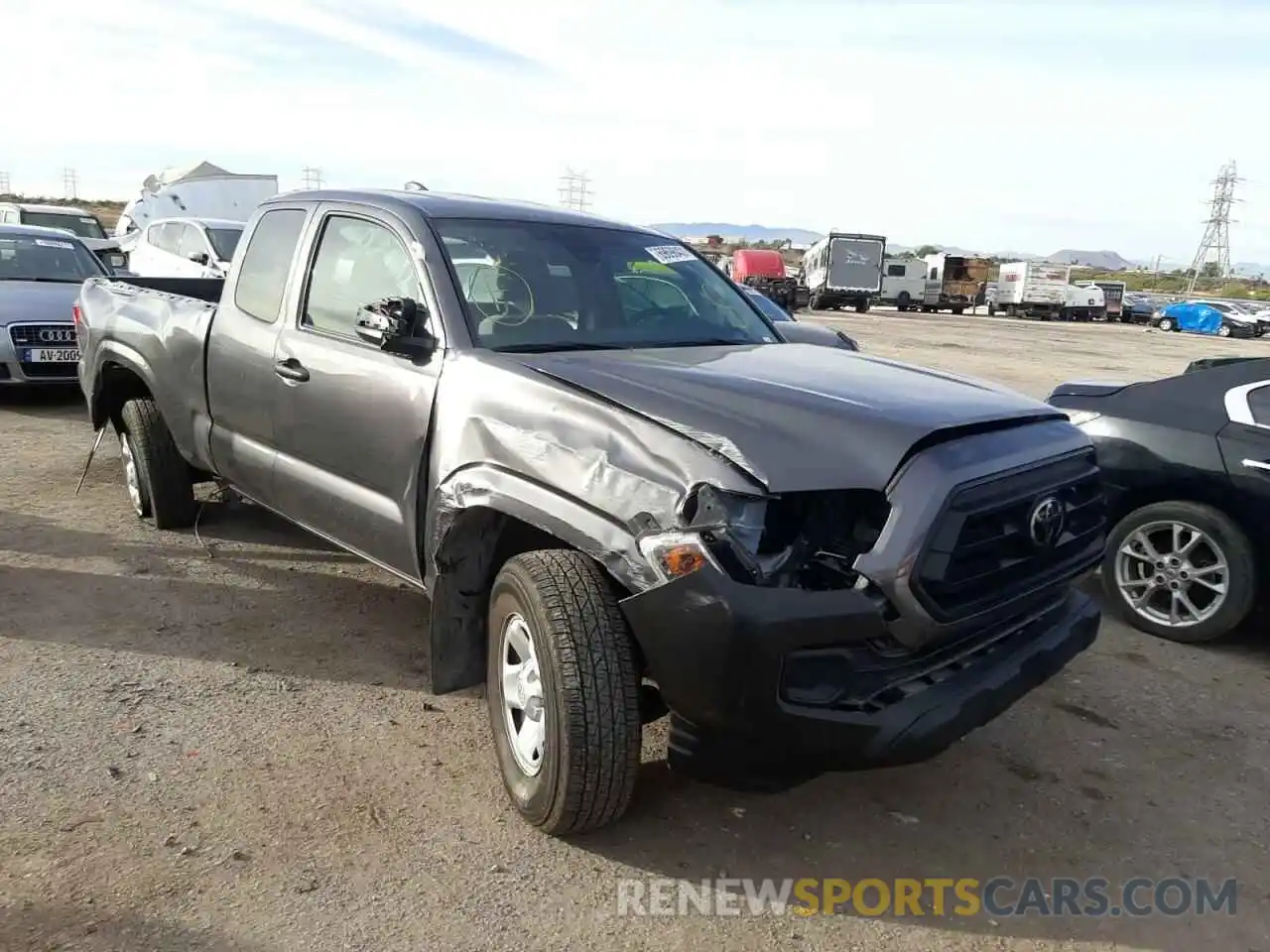 1 Photograph of a damaged car 3TYRX5GNXLT000658 TOYOTA TACOMA 2020