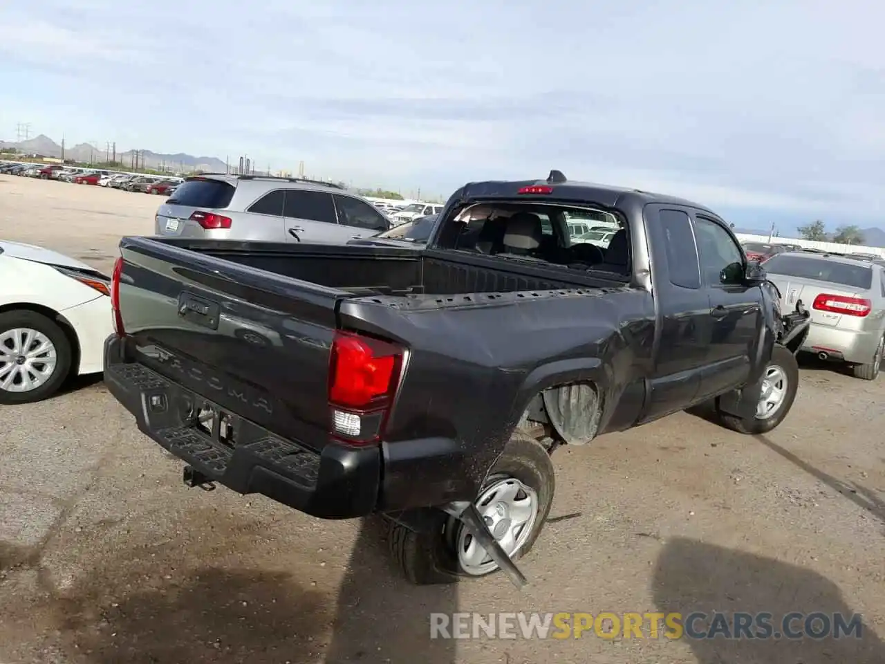 4 Photograph of a damaged car 3TYRX5GNXLT000658 TOYOTA TACOMA 2020