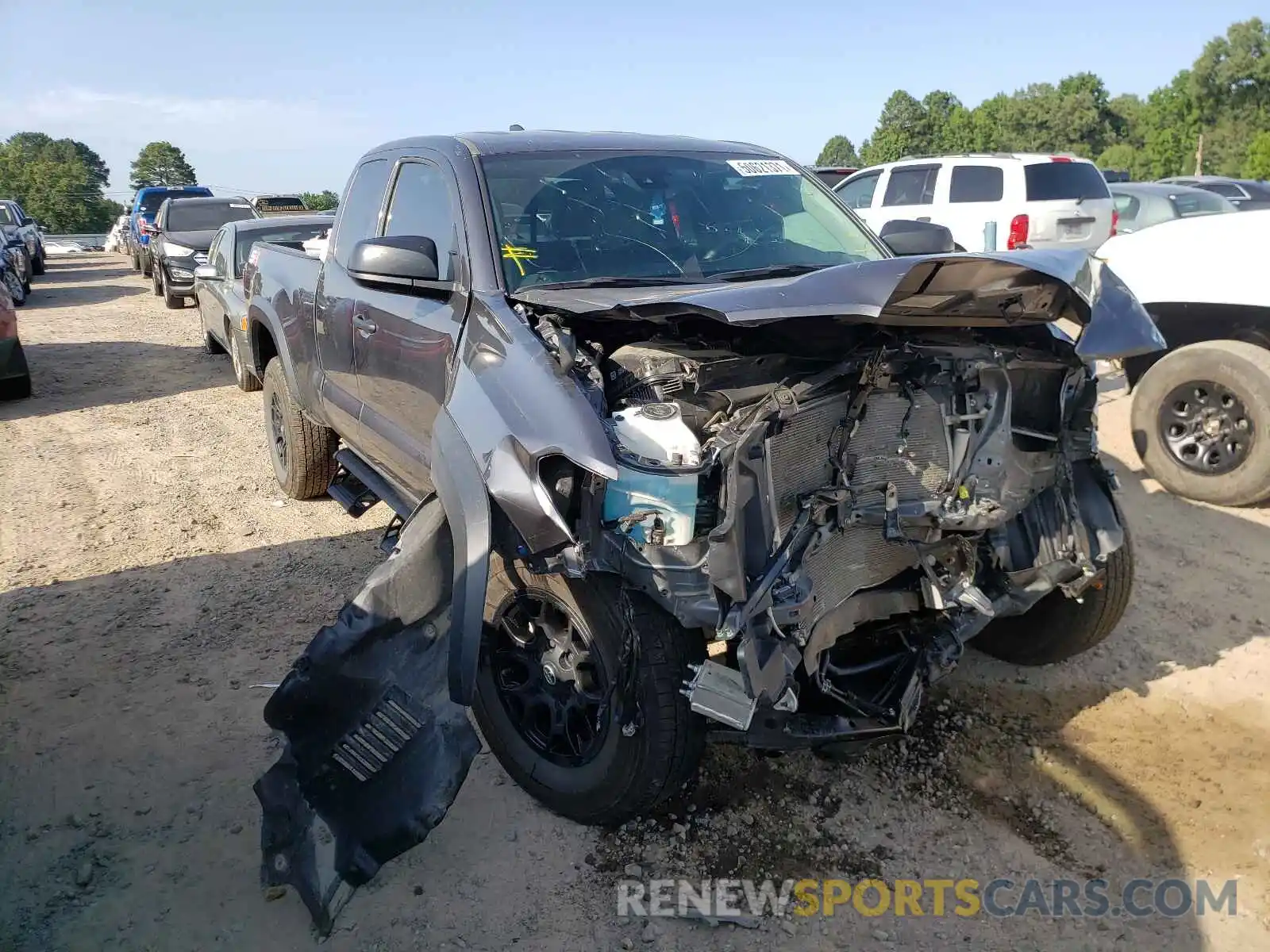 1 Photograph of a damaged car 3TYRX5GNXLT002572 TOYOTA TACOMA 2020